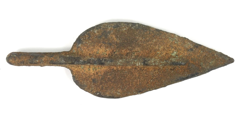 2 Large Heavy Bronze Age Points - 2