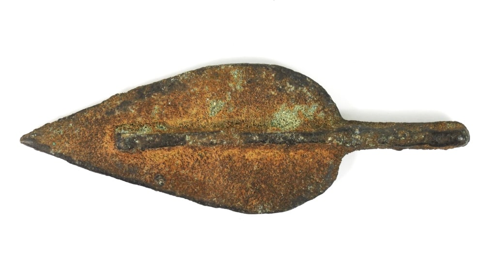 2 Large Heavy Bronze Age Points - 3