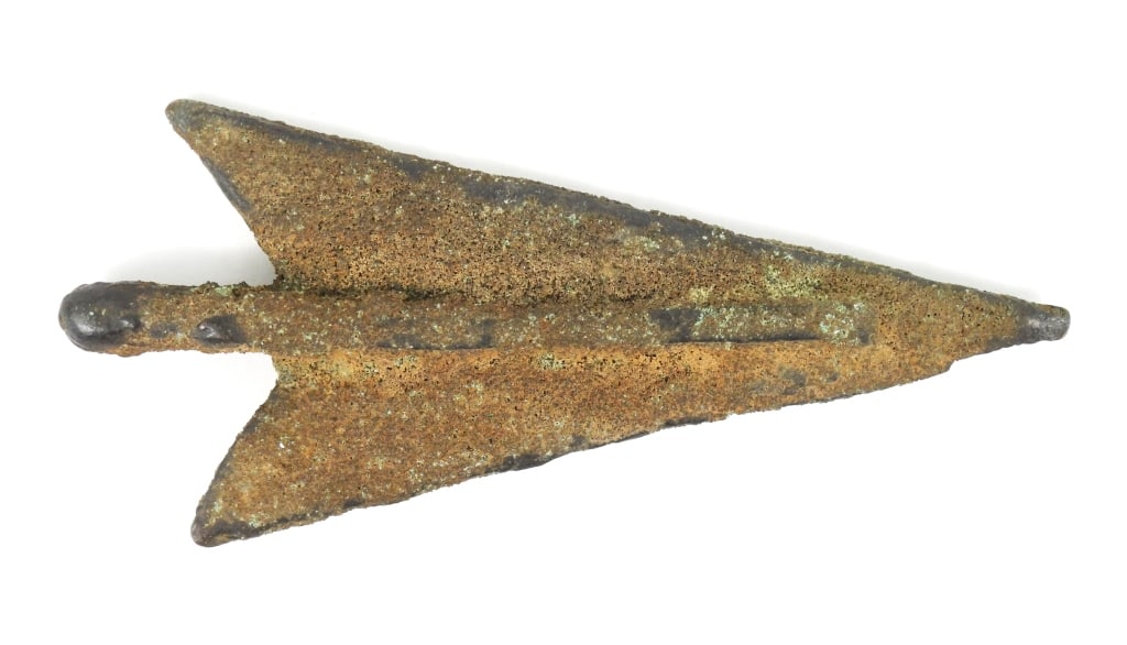 2 Large Heavy Bronze Age Points - 4