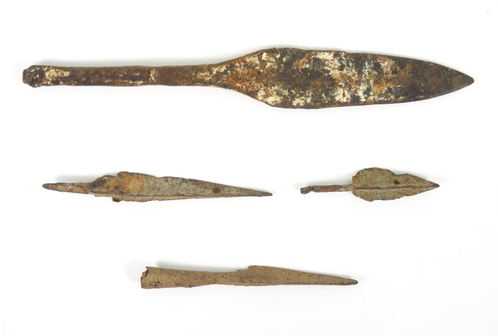 4 Roman Era Iron Points (1 of 12)