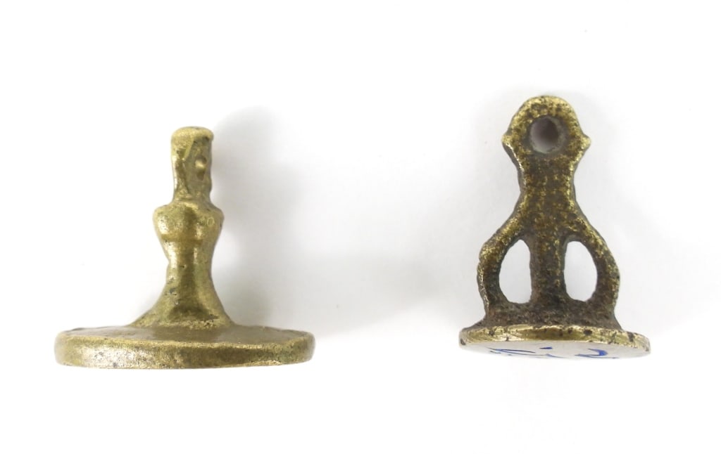 3 Ancient Bronze Seals - 2