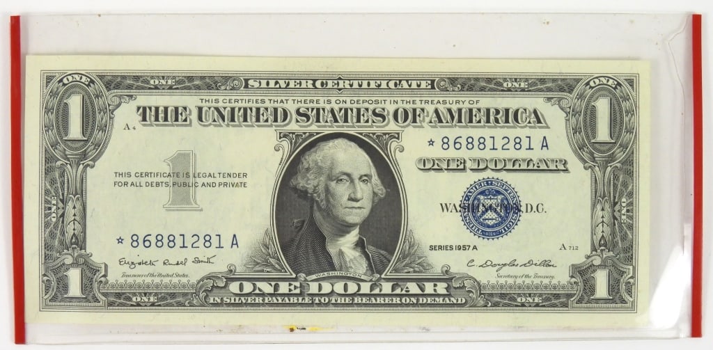 1957A $1 Silver Certificate U.S. Note (1 of 5)