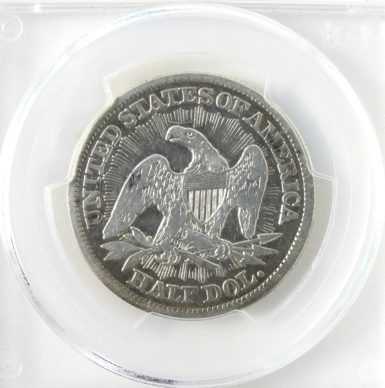 1853 Arrows & Rays Silver Half Dollar - 4
