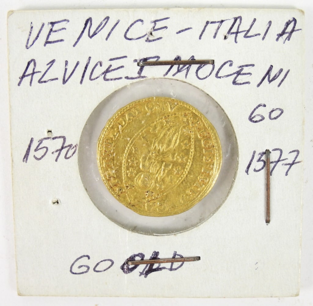 Gold Venetian Ducat Coin (1 of 4)