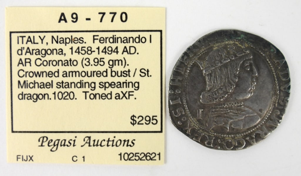 Silver Naples Coronato Coin (1 of 2)