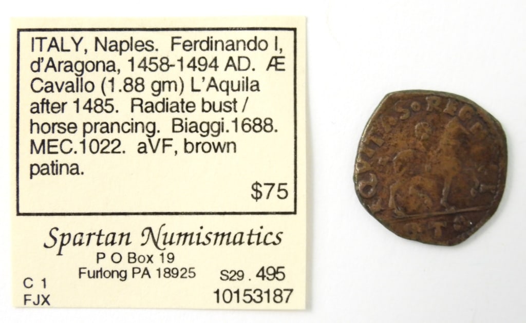 Roman Bronze Cavallo Coin - 2