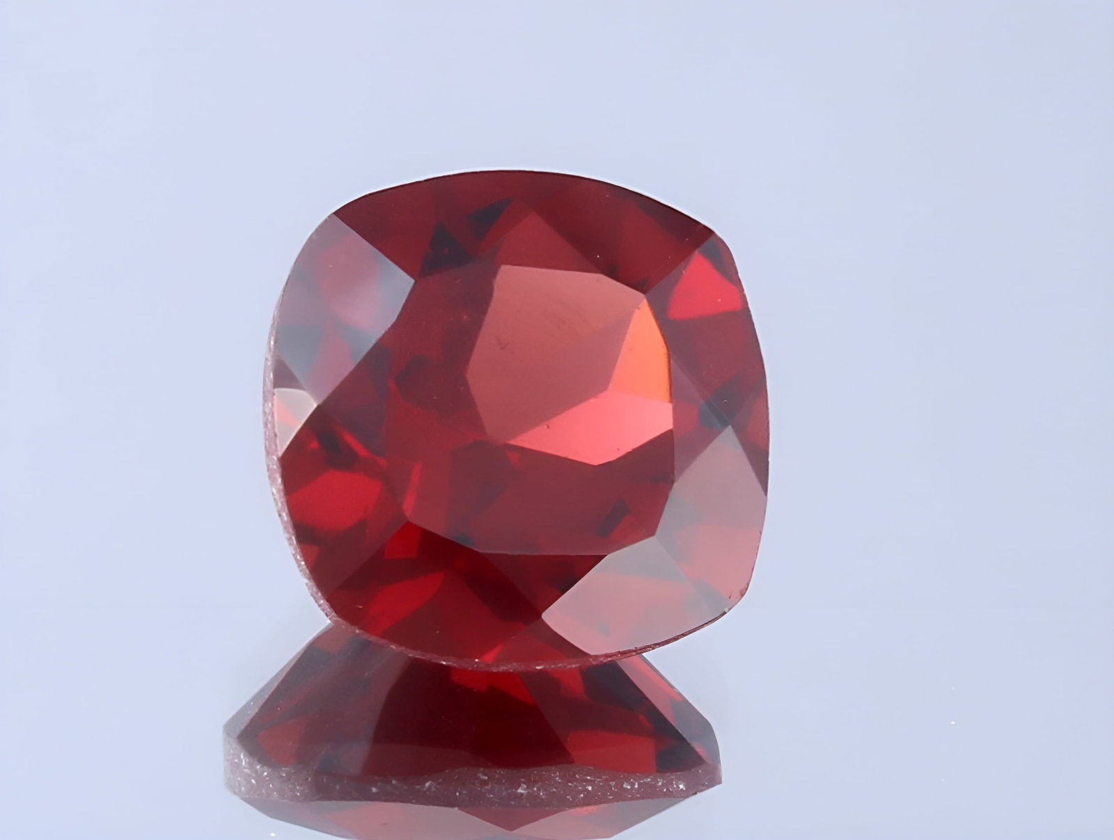 Delightful 1.80 Cts Natural Almandine Garnet: Gemstone : Natural Almandine Garnet Shape and cut : Square Cut Origin : Brazil Weight : 1.80 Measurements : 7x7 mm [Calibrated] Color : Red Transparency : Transparent Treatment : No Treatment Clarity 