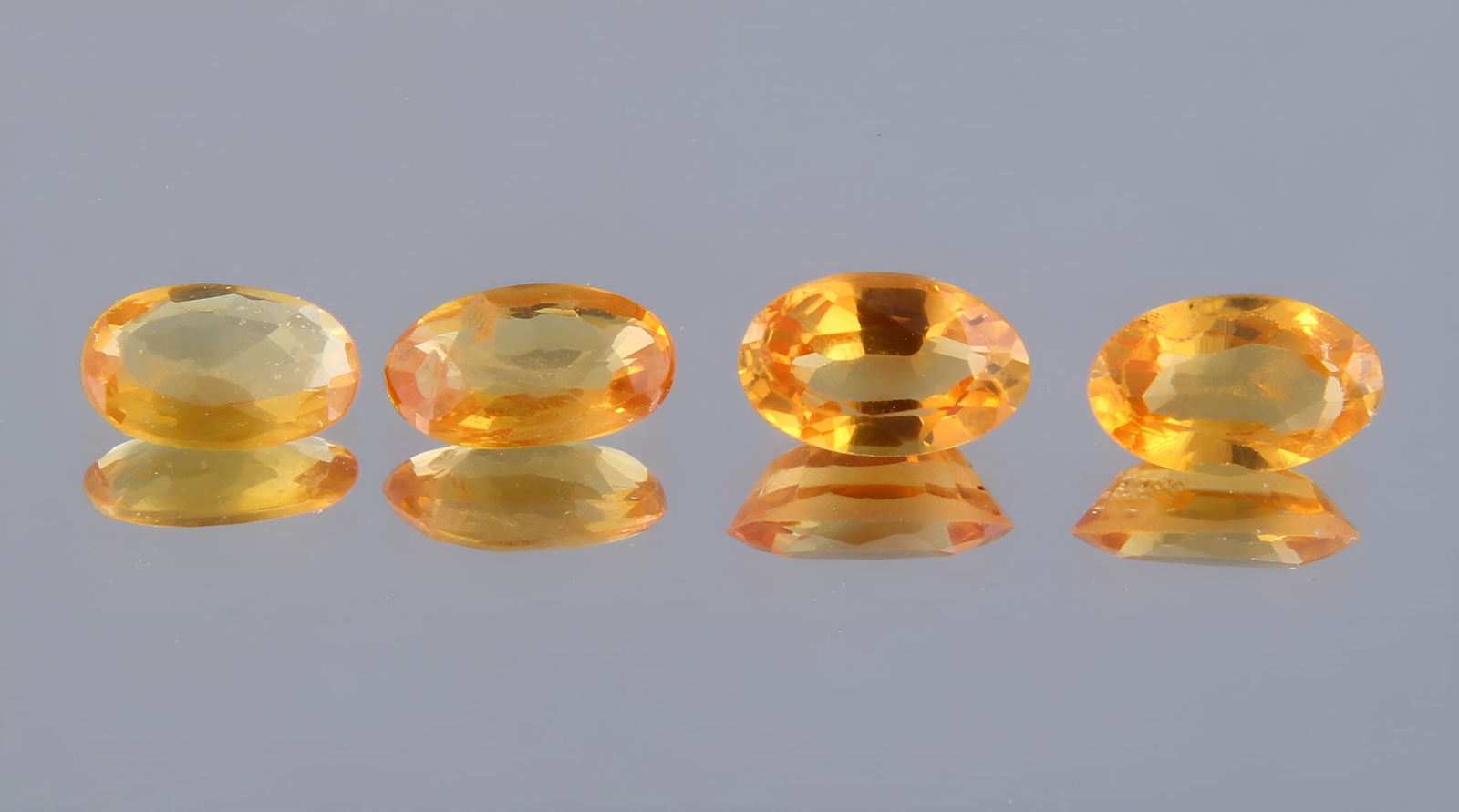 Delightful " Natural Yellow Sapphire " 1.09 Cts Natural Yellow Sapphire Pair (1 of 5)