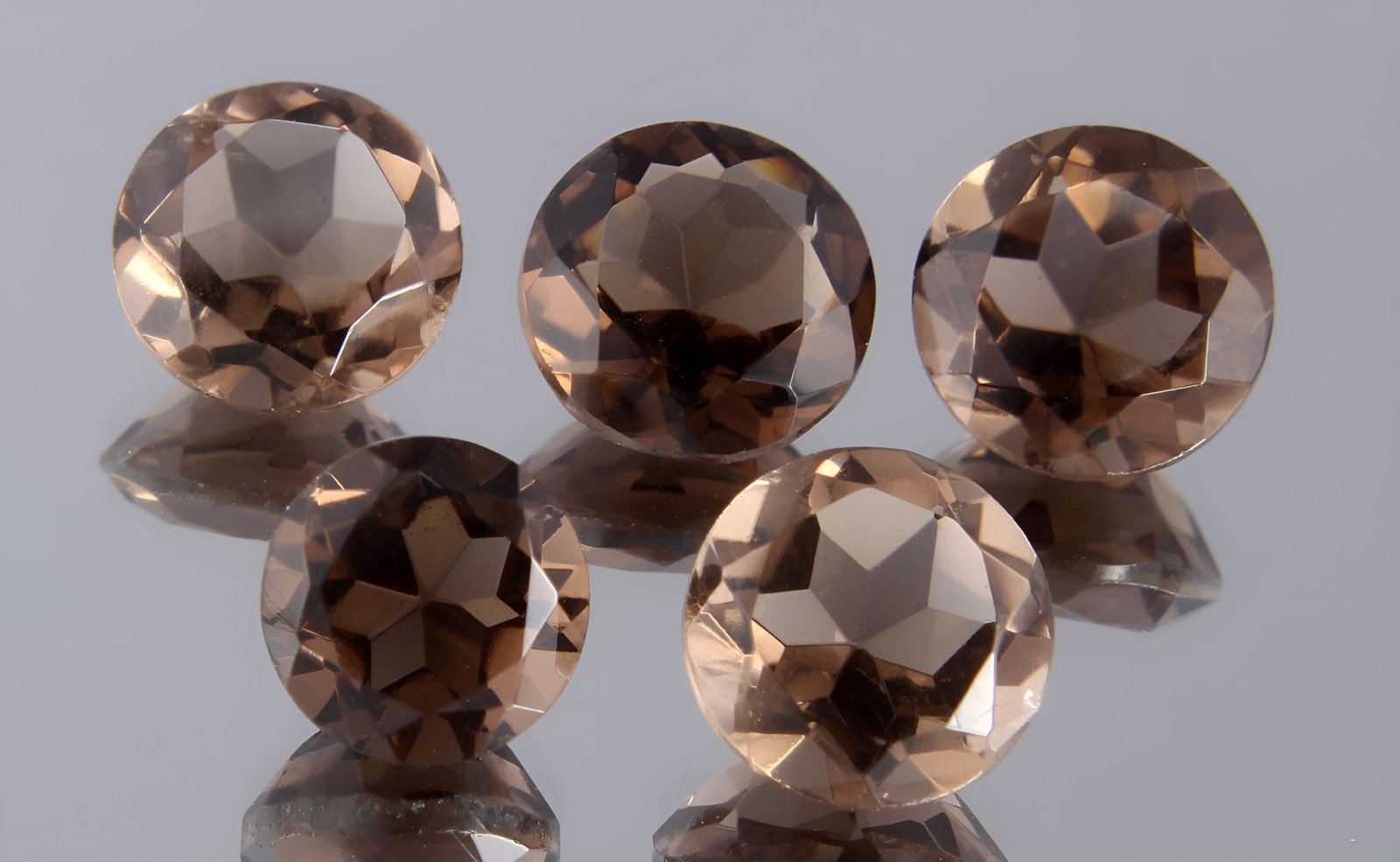 AAA 8.29 Cts Natural Smoky Quartz Pair (1 of 6)