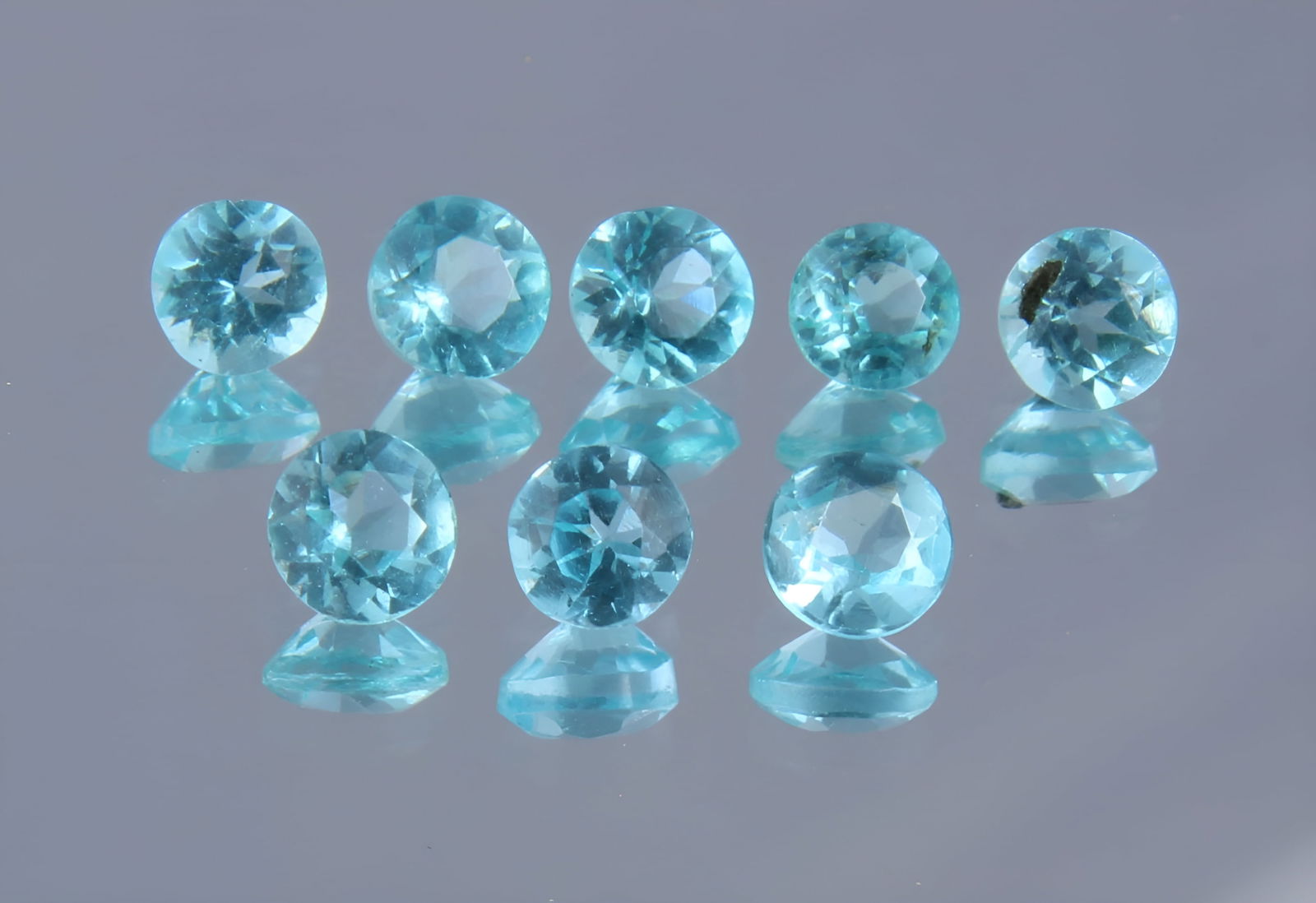 Stunning " Natural Blue Apatite " 1.01 Cts Natural Blue Apatite Pair (1 of 4)