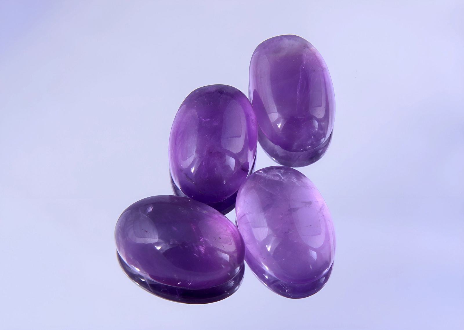 Lovely 12.72 Cts Natural Purple Amethyst Set (1 of 4)
