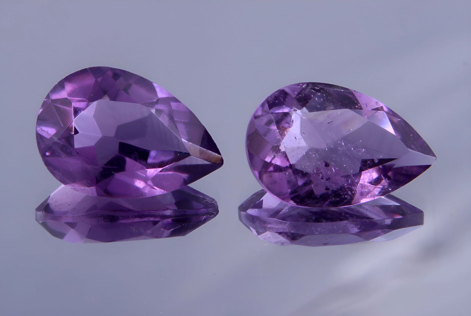 Lovely 5.40 Cts Natural Purple Amethyst Pair (1 of 5)