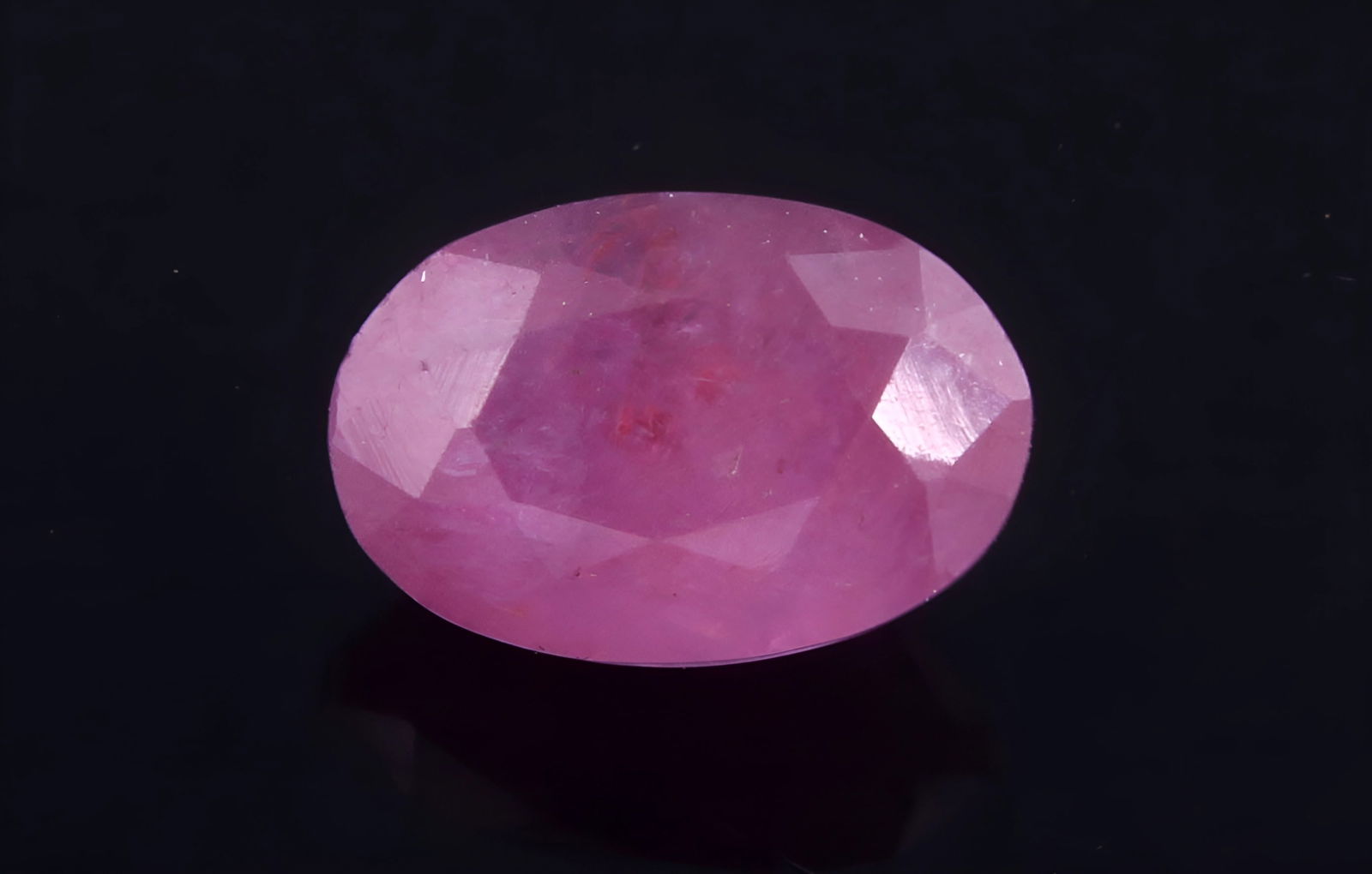 Magnificent " Natural Unheated Ruby " 1.18 Cts Oval Cut (1 of 5)