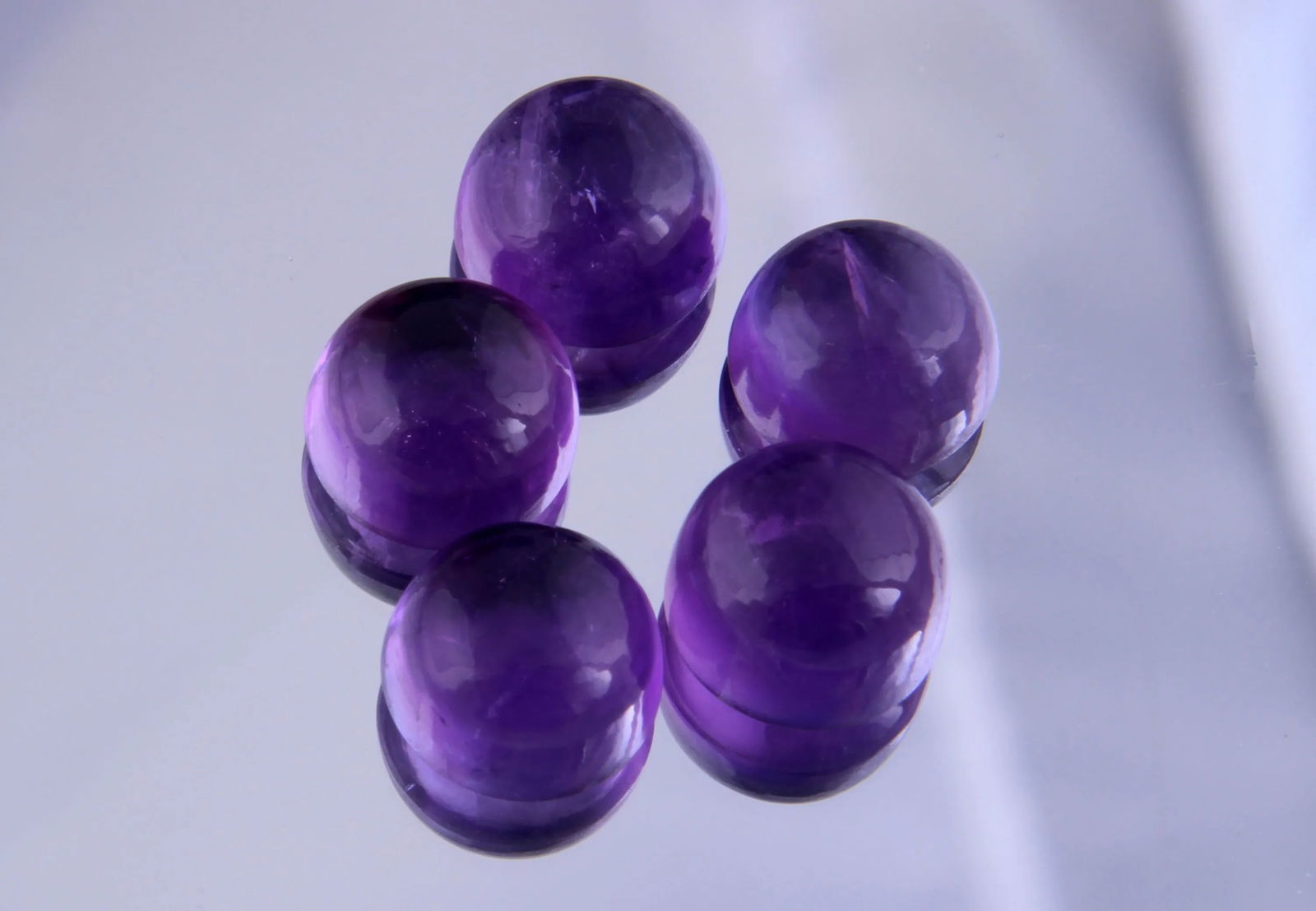 Lovely 18.03 Cts Natural Purple Amethyst Set (1 of 4)