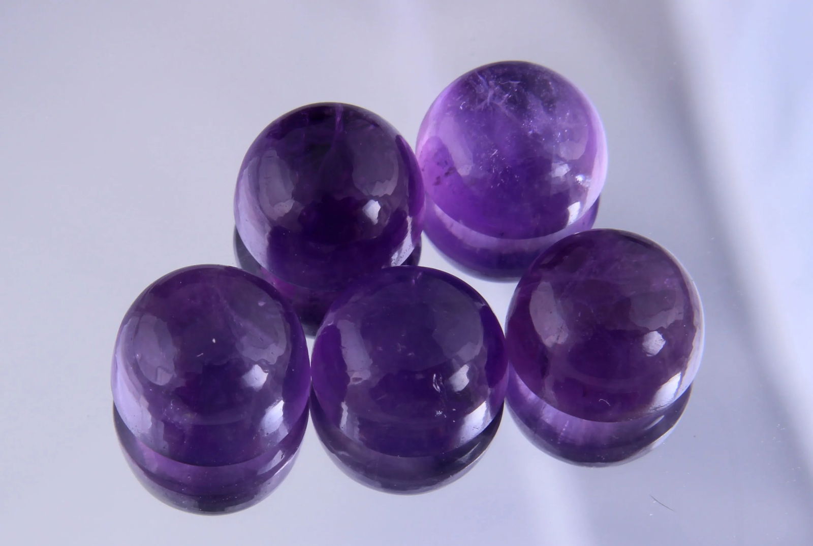 Lovely 17.39 Cts Natural Purple Amethyst Set (1 of 4)