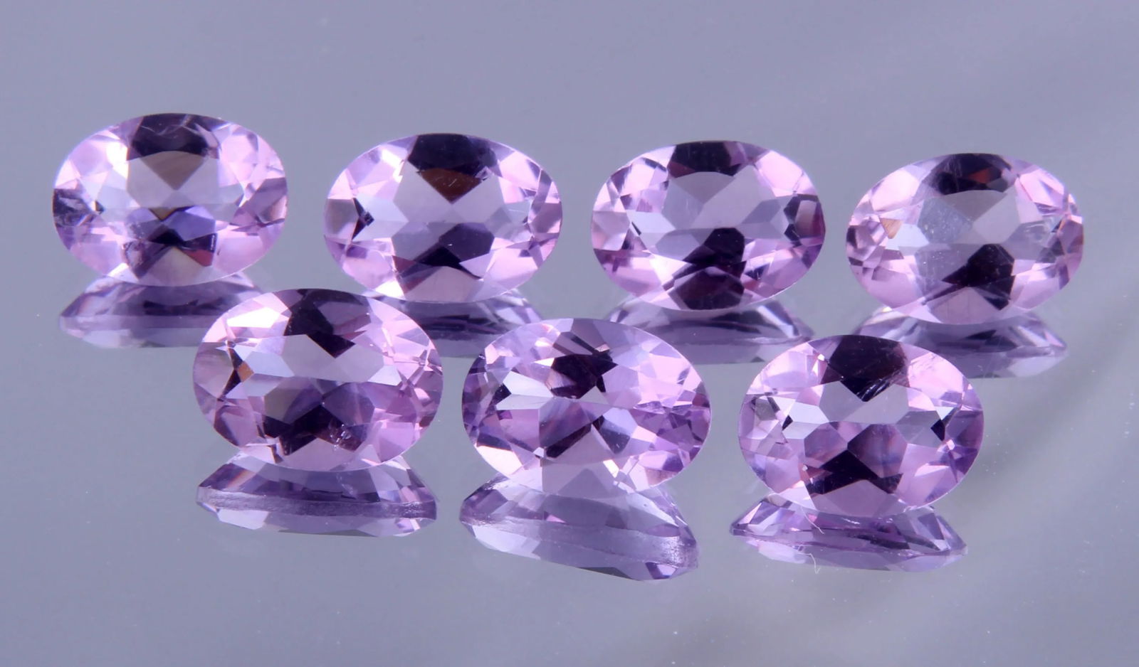 Lovely 4.35 Cts Natural Purple Amethyst Set (1 of 5)