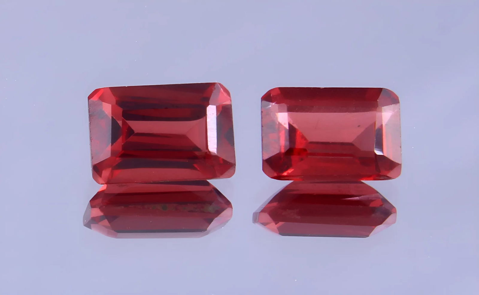 Stunning 1.53 Cts Natural Red Garnet Pair (1 of 5)