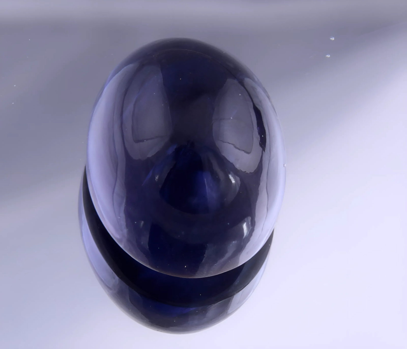 Beautiful 3.70 Cts Natural Iolite: Gemstone : Natural IoliteShape and Cut : Oval CabochonWeight : 3.70 CaratsMeasurements : 10x8 mmColor : VioliteTransparency : TransparentTreatment : No TreatmentOrigin : AfricaClarity : VVS Shipping-: