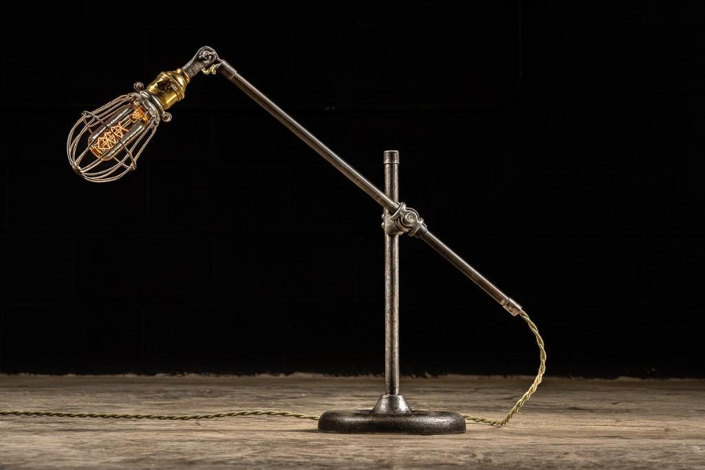 OC White Articulating Industrial Desk Lamp (1 of 8)