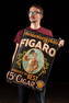 Late 19th Century Figaro Cigars Sign