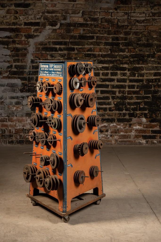 Browning Sheaves Display Cart Auction