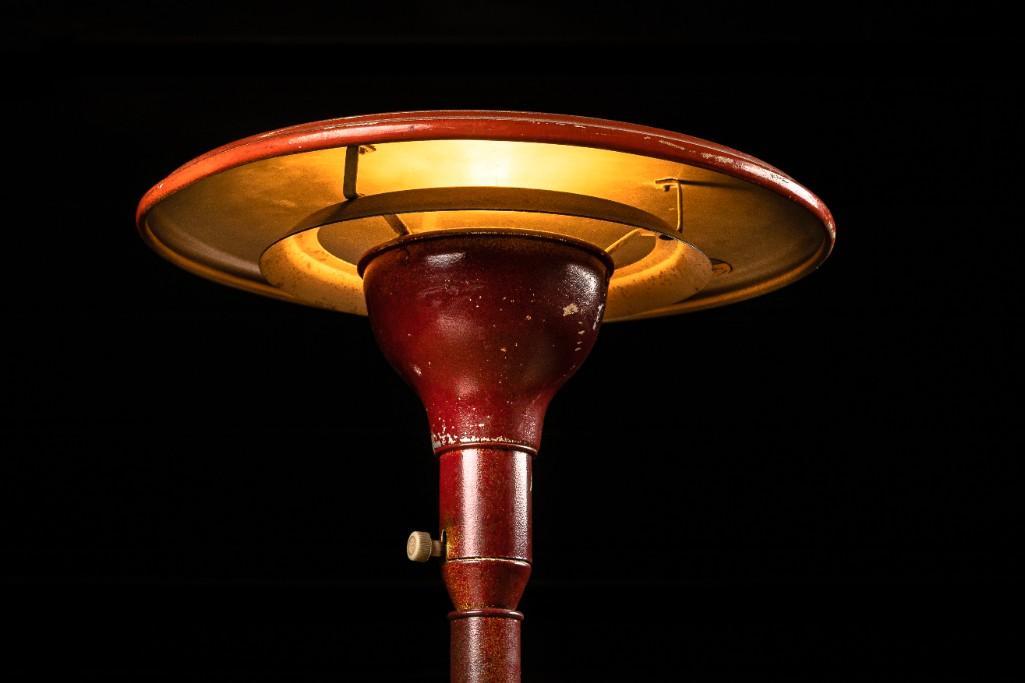 C. 1950 Saucer Desk Lamp by M.G. Wheeler (1 of 5)