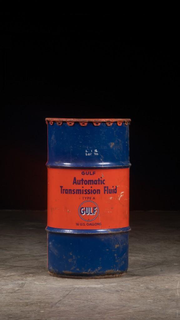 Gulf Transmission Fluid Barrell (1 of 4)