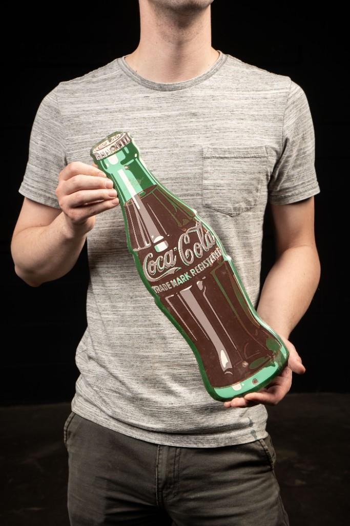 Vintage Coca Cola Bottle Door Push (1 of 2)