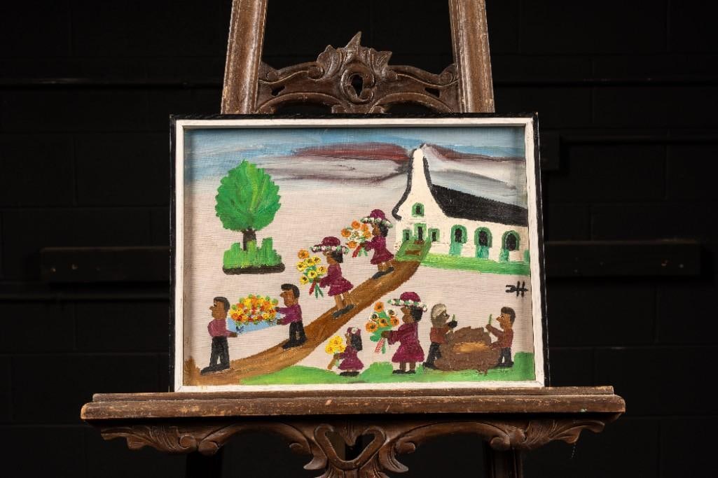 The Funeral by Clementine Hunter (Authenticated) (1 of 4)