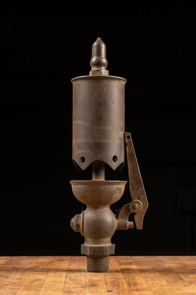 Large Antique Railroad Single Chime Steam Whistle (1 of 3)