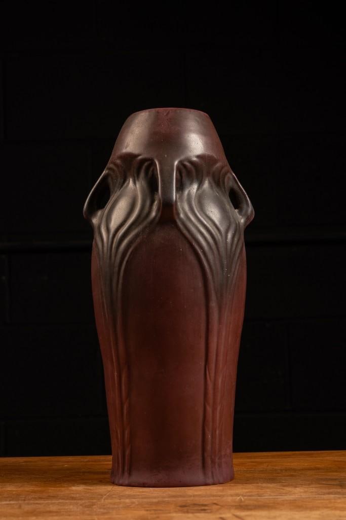Van Briggle Antique Ceramic Vase in Red (1 of 5)