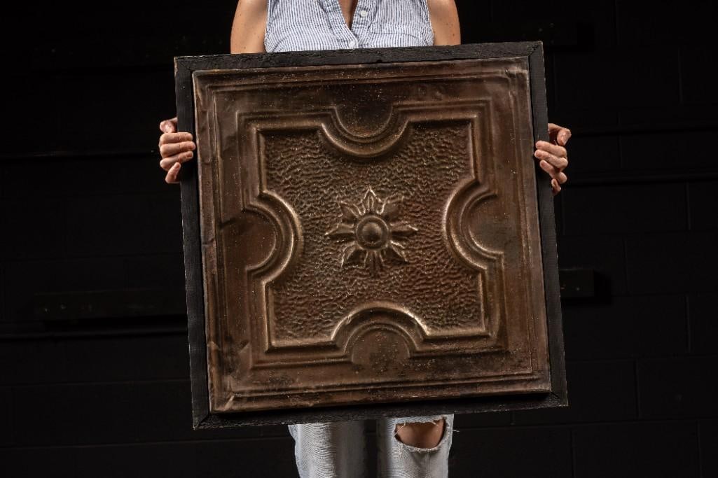 c. 1908 Deco Ceiling Tile (1 of 3)