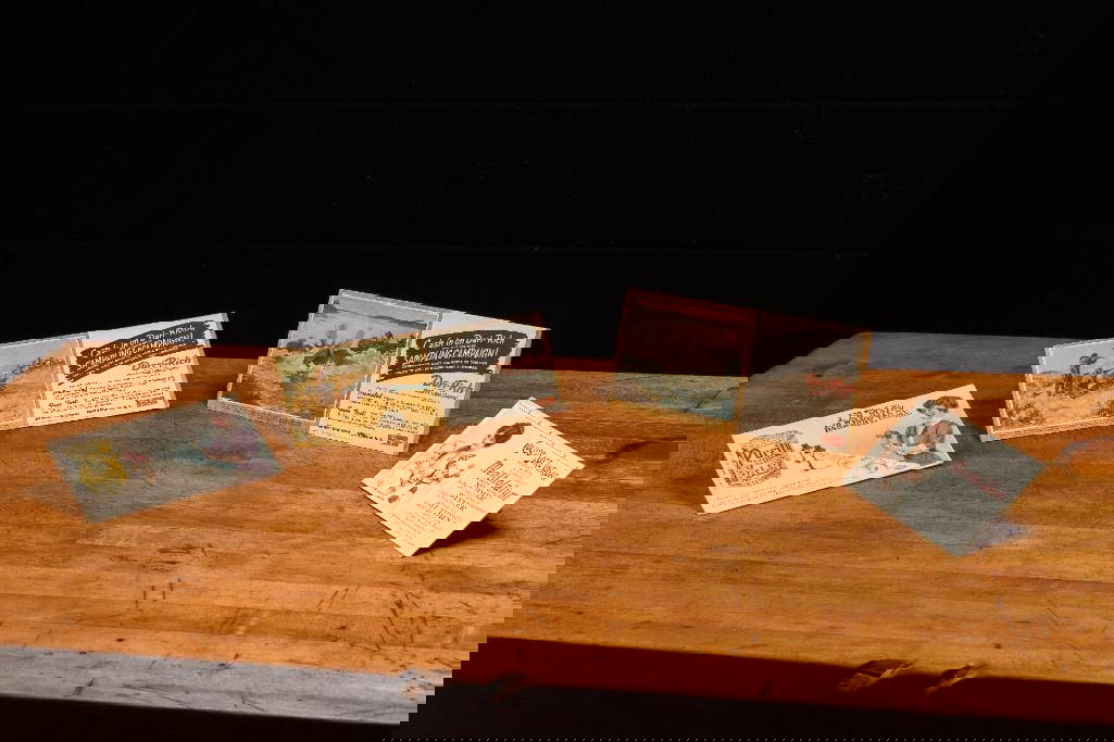 Set Of Four Ink Blotter Ad Cards Auction