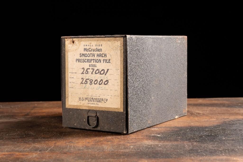 Vintage McCracken Prescription File Box (1 of 5)