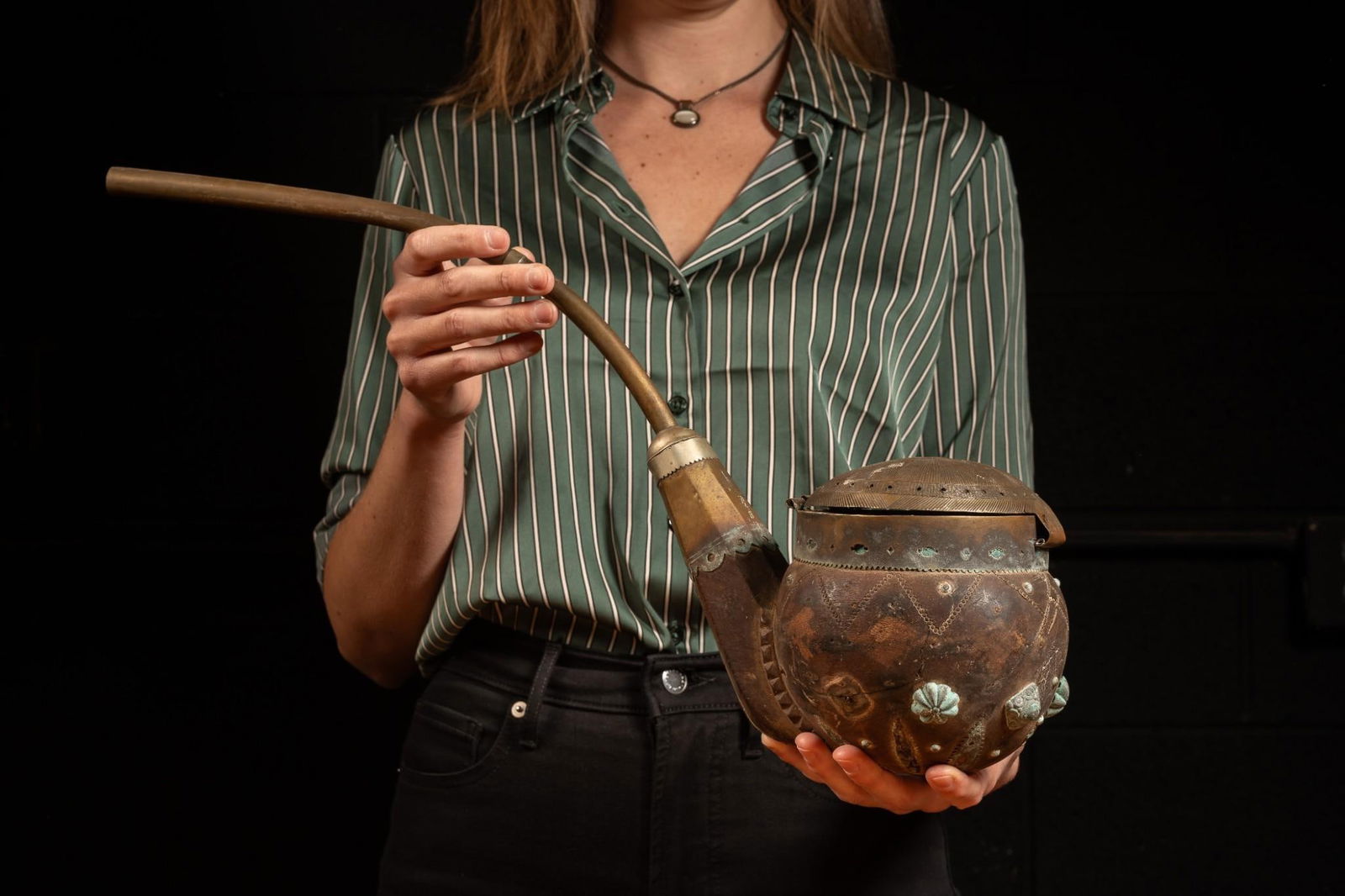 Figural Brass Pipe (1 of 4)