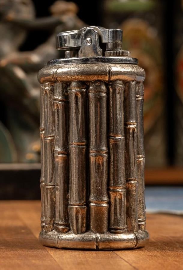 Vintage Japanese Tiki Bamboo Lighter (1 of 3)