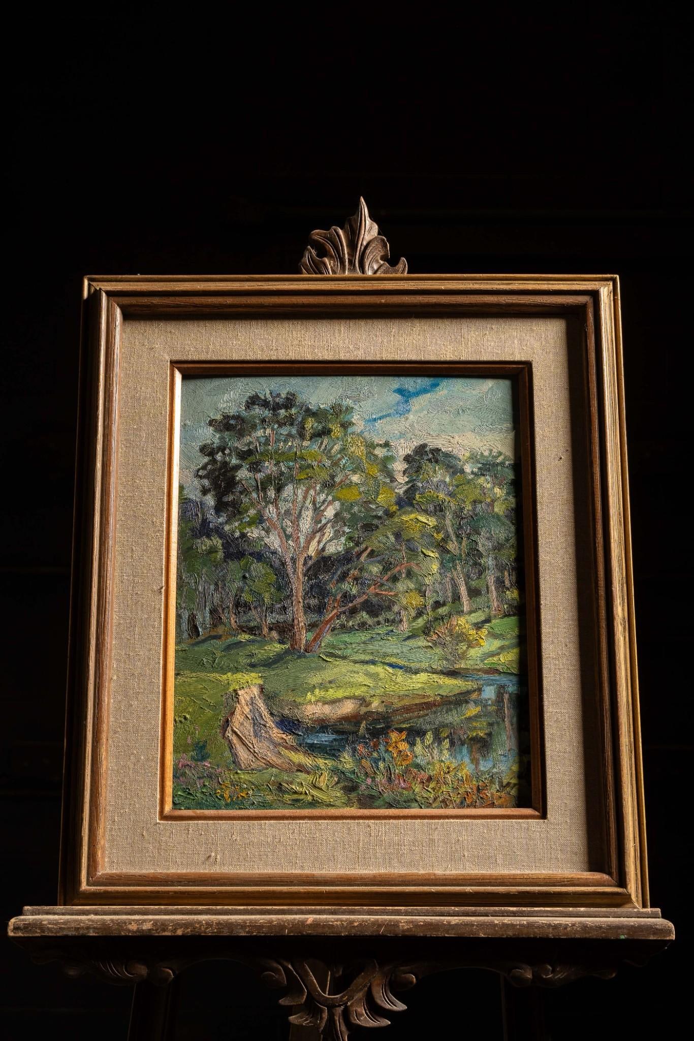 View From Wisconsin by Maria Tarasovska-Dachishyn, Oil On Canvas, 1960 (1 of 7)