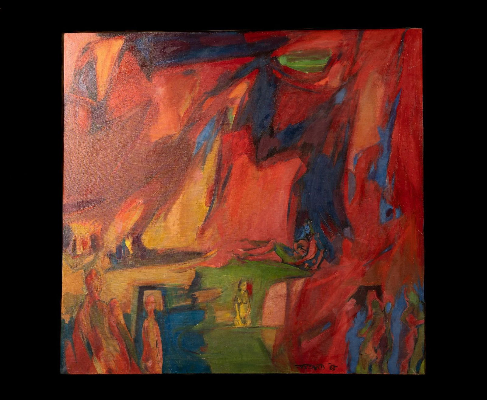 "Sardanapalus" by John Beard, 1965, Oil on Canvas (1 of 10)