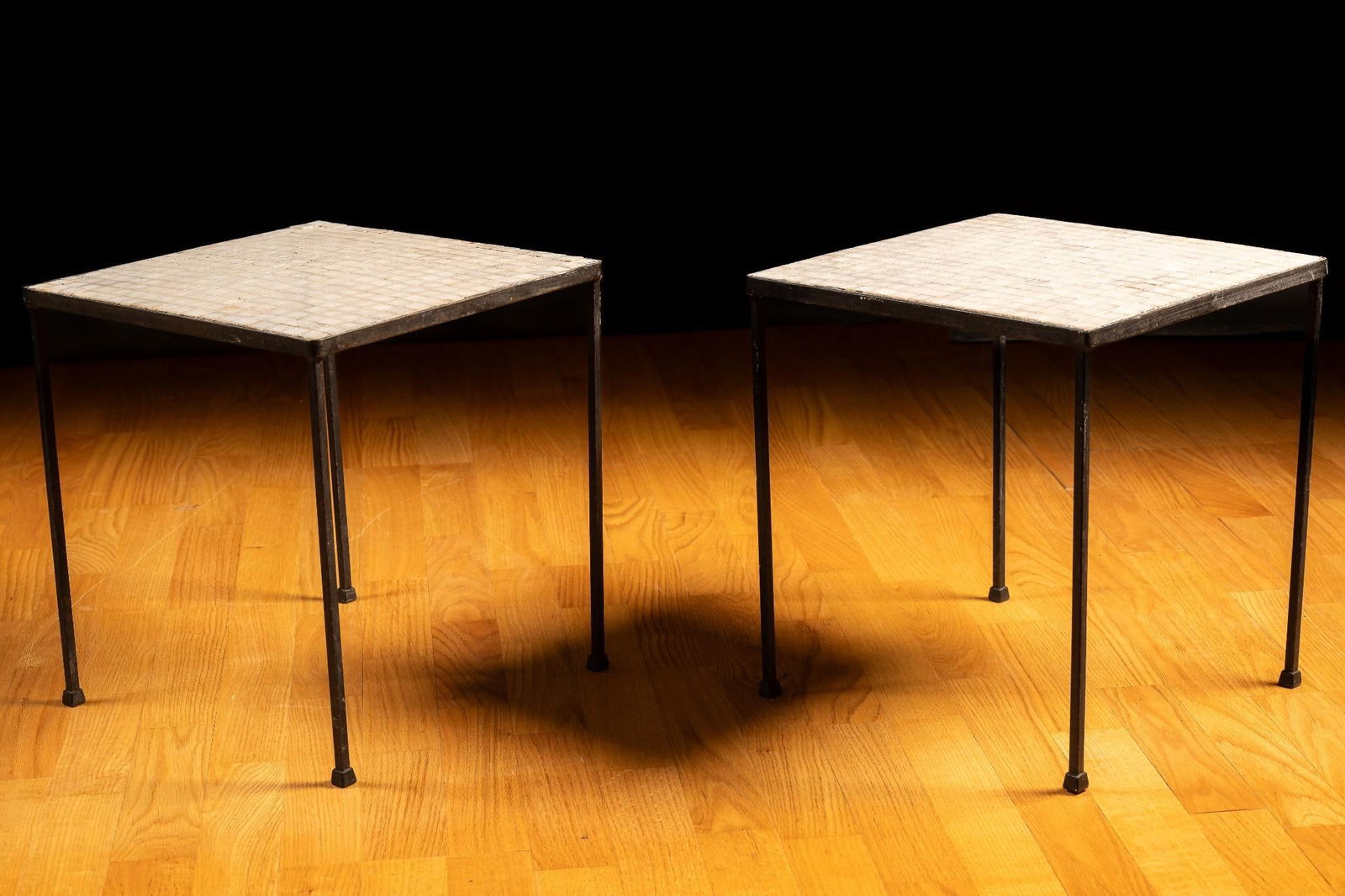 Pair of Vintage Mosaic Side Tables (1 of 5)