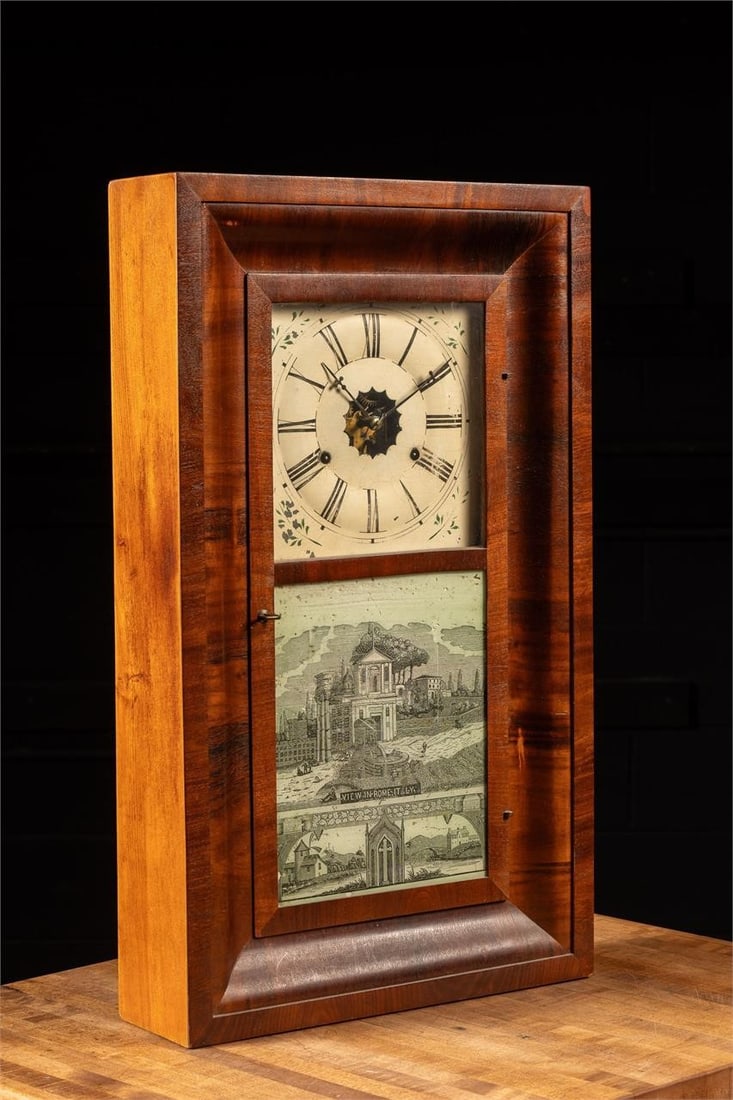 Chauncee Jerome Mfg. Ogee Weight Driven Clock (1 of 8)