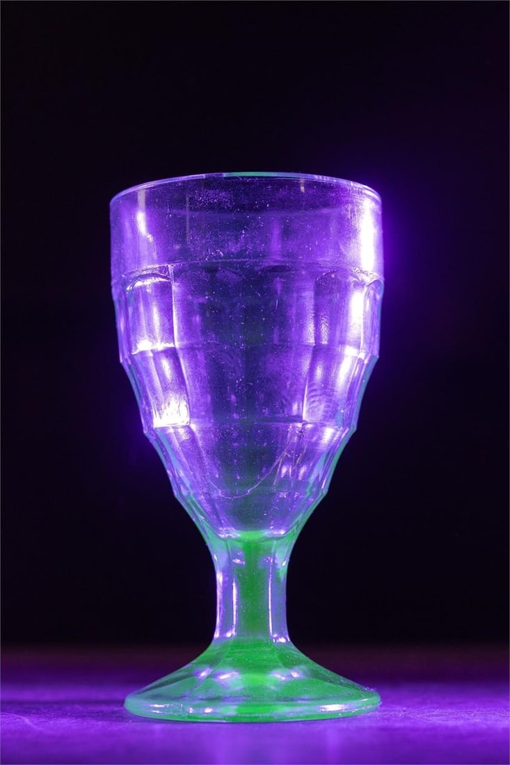 Colonial Block Pattern by Hazel Atlas Goblet 2 (1 of 3)