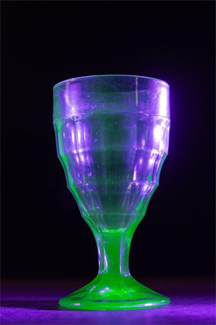 Colonial Block Pattern by Hazel Atlas Goblet 4 (1 of 3)