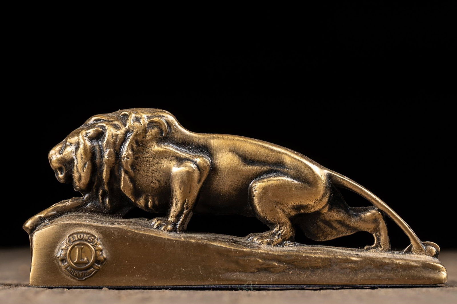 Early 1900s Lions International Lion Paperweight (1 of 4)