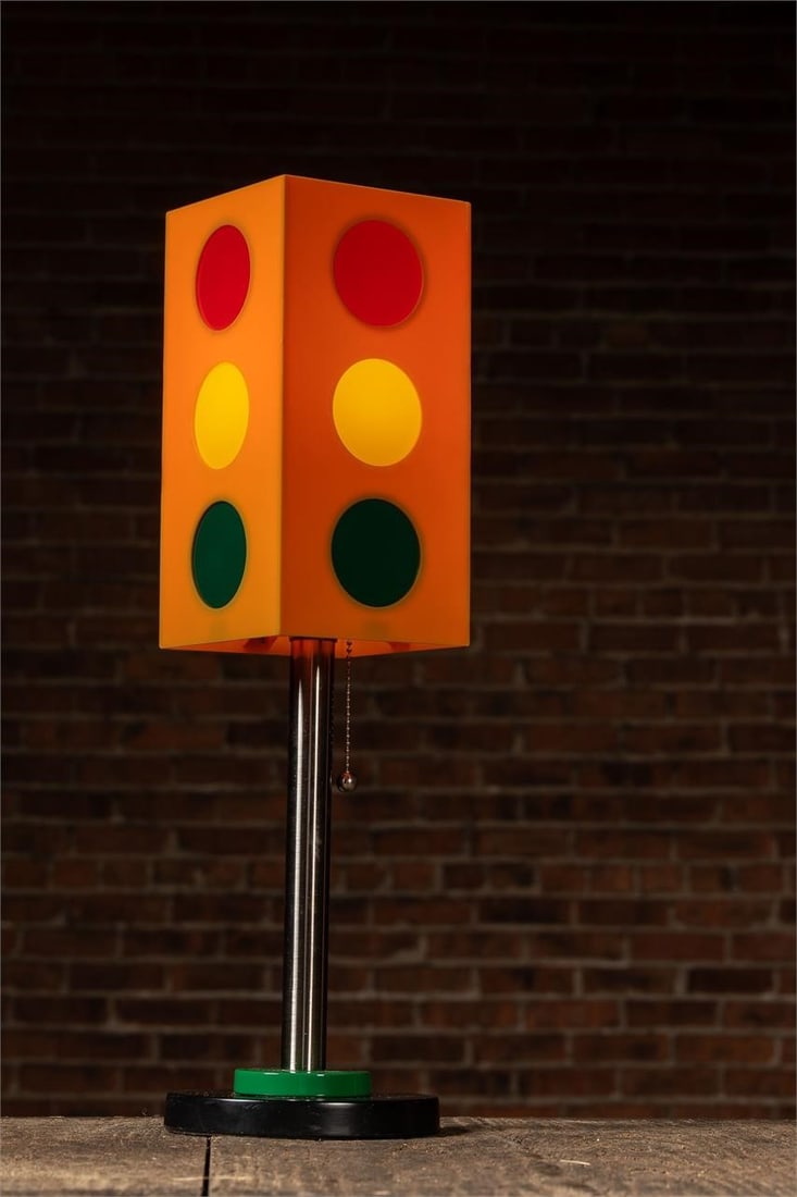 c. 2000 Memphis Style Stoplight Lamp (1 of 6)
