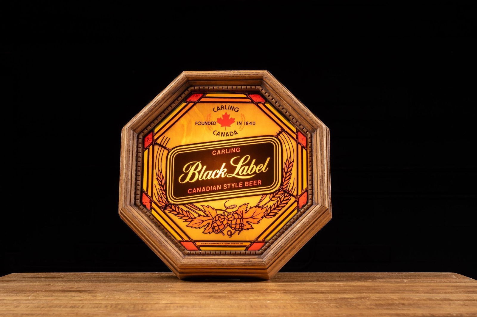 Carling Black Label NOS Lighted Plastic Beer Sign (1 of 6)