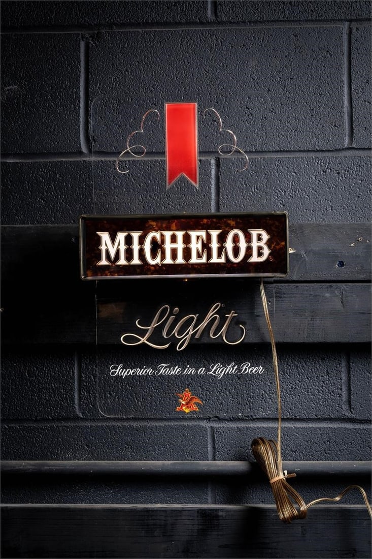 Two NOS Michelob Lighted Edge Backbar Beer Signs (1 of 7)