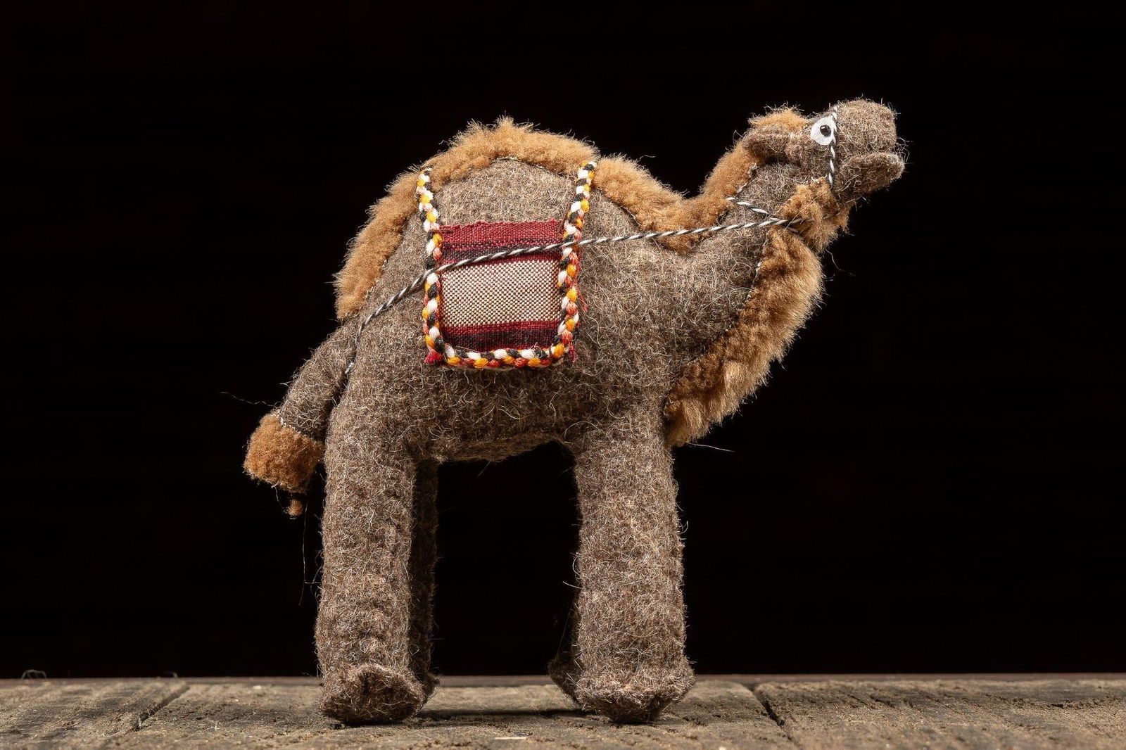 Handmade Central Asian Folk Art Wool Camel (1 of 5)