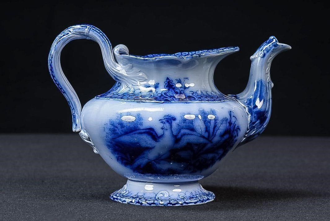 Flow Blue Villeroy & Boch "India" Teapot (1 of 9)