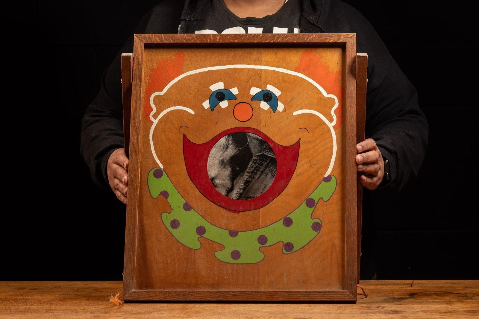 Vintage Bag Toss Clown Face Board (1 of 5)