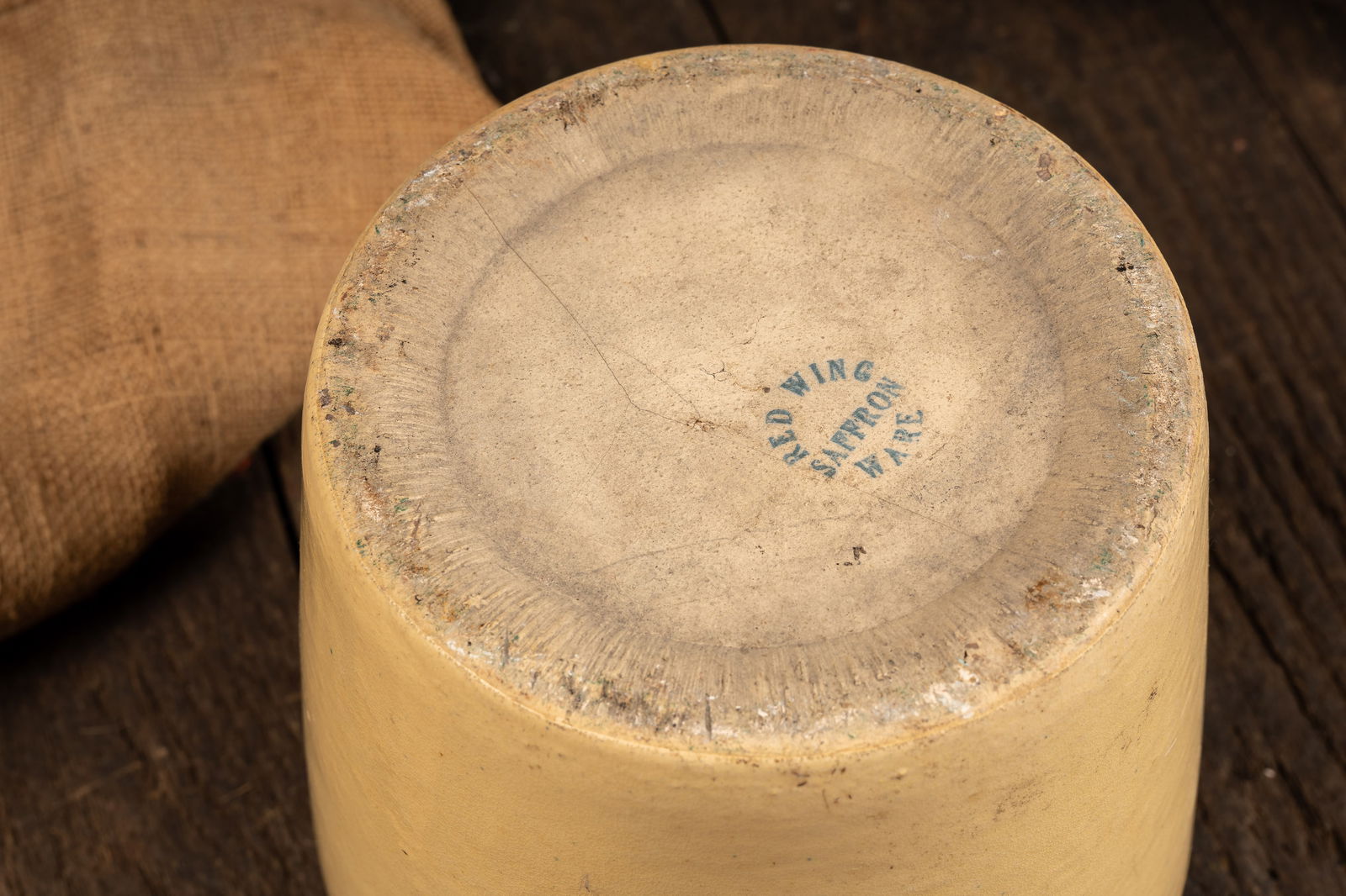 Red Wing Saffron Stoneware Crock - 2